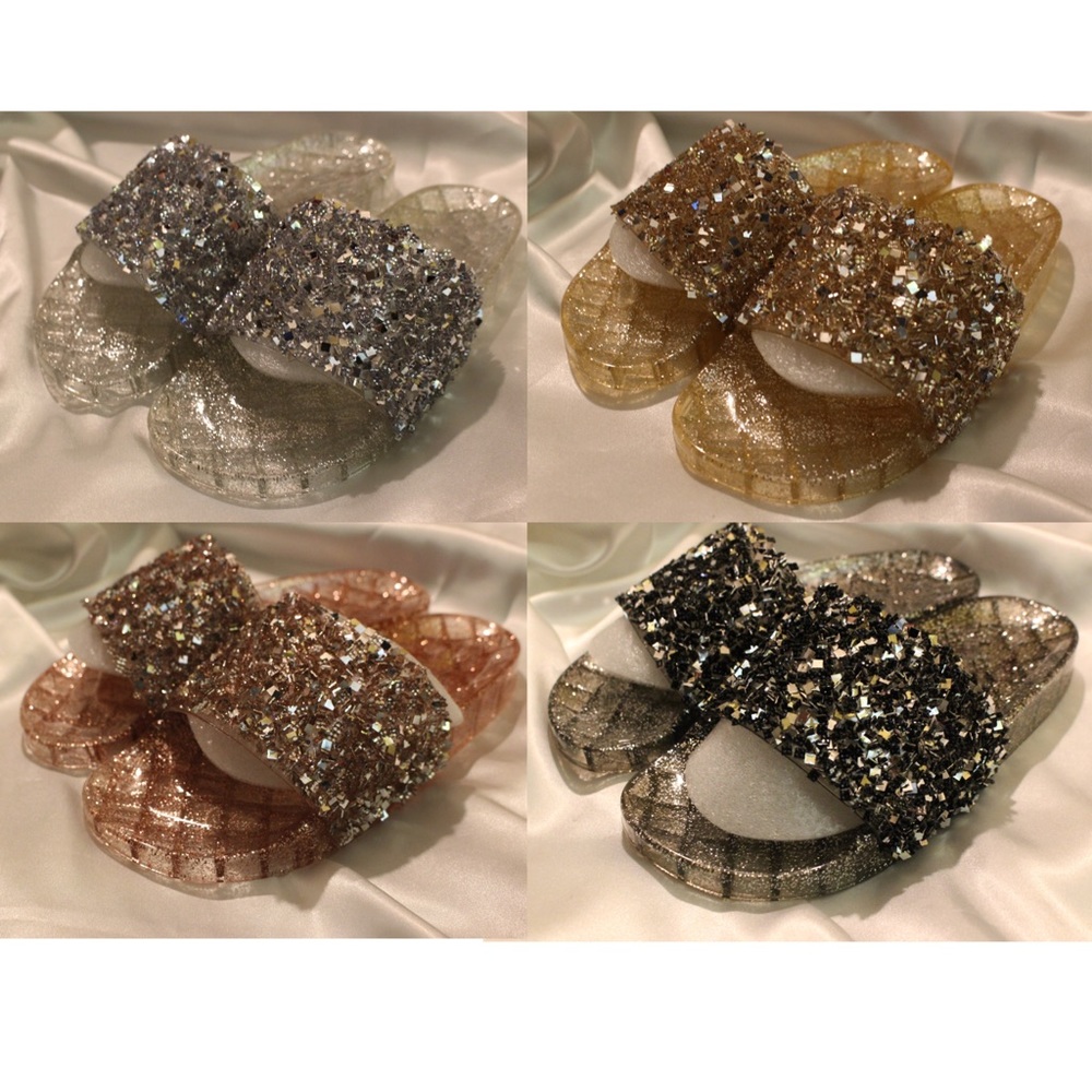 Embellished Slides-Silver!!🤩 - Picture 7 of 7